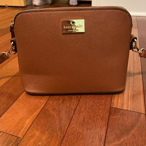 Tan Kate Spade Purse with strap